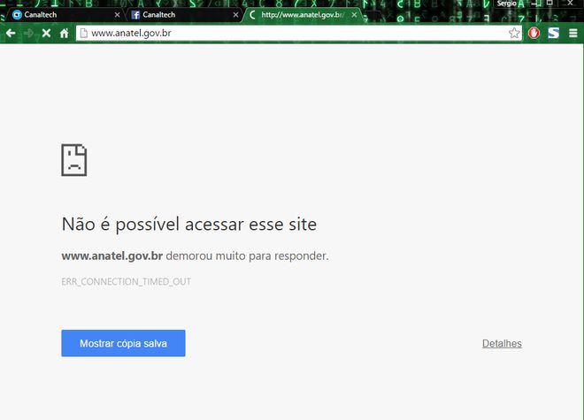 Site da entidade regulamentadora das telecomunicações no Brasil vem apresentando instabilidade desde a noite da quarta-feira. Porém, na manhã desta sexta-feira (22) os períodos offline tornaram-se mais frequentes Site da entidade regulamentadora das telecomunicações no Brasil vem apresentando instabilidade desde a noite da quarta-feira. Porém, na manhã desta sexta-feira (22) os períodos offline tornaram-se mais frequentes