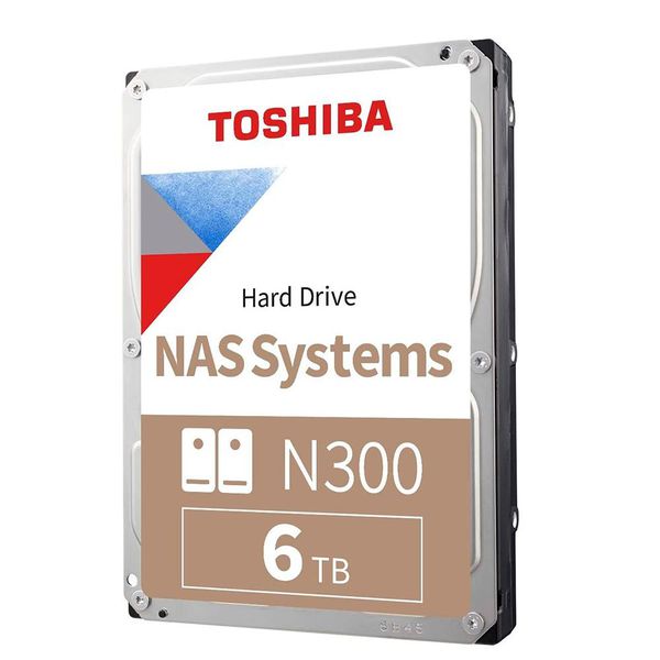 HD Toshiba N300, NAS, 6TB, 3.5´, Sata - HDWG160XZSTA