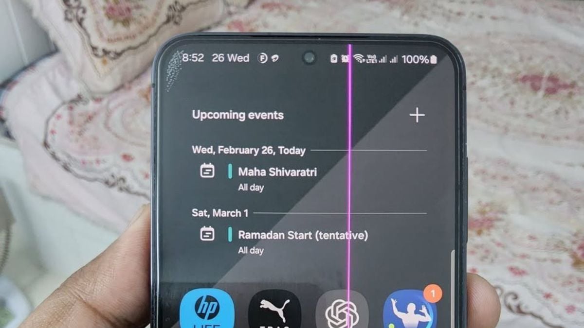 Galaxy S23 tem tela danificada por linha vertical; saiba o que fazer