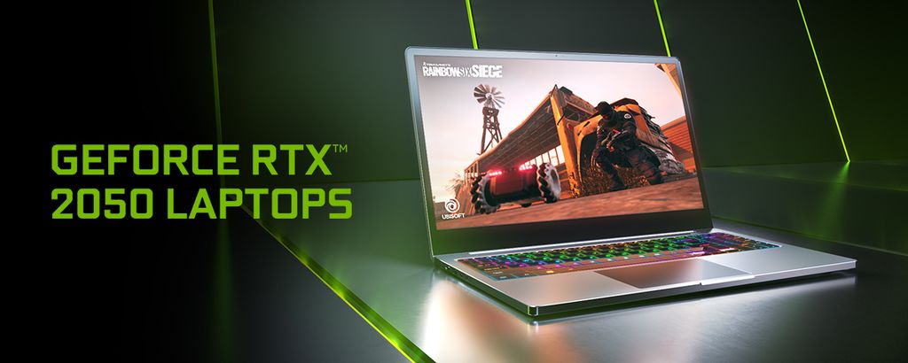 A GeForce RTX 2050 pode ter sido uma resposta da Nvidia à estreia de soluções encorpadas de entrada que a Intel estaria preparando para a família Arc (Imagem: Nvidia)