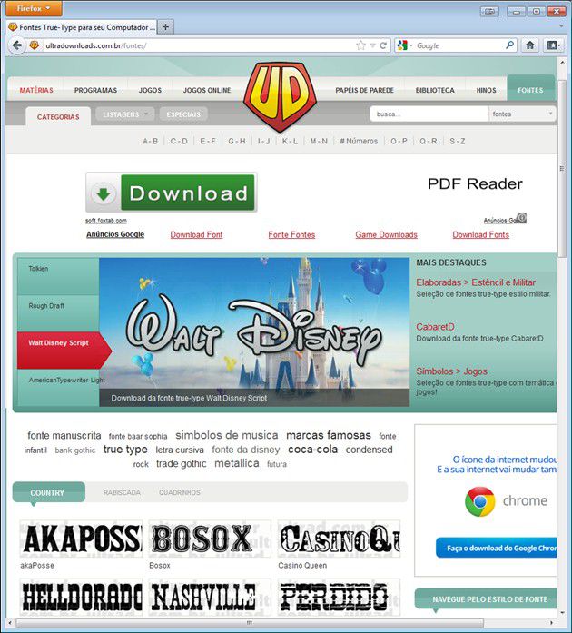 Home da plataforma fontes do Ultra Downloads Home da plataforma fontes do Ultra Downloads