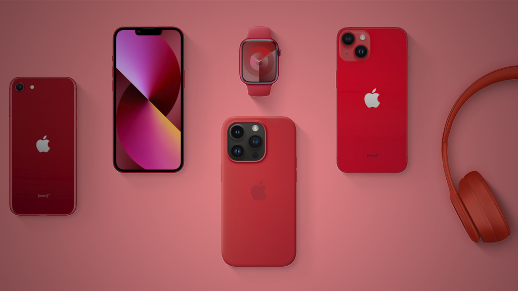 iphone vermelho marca PRODUCT(RED)