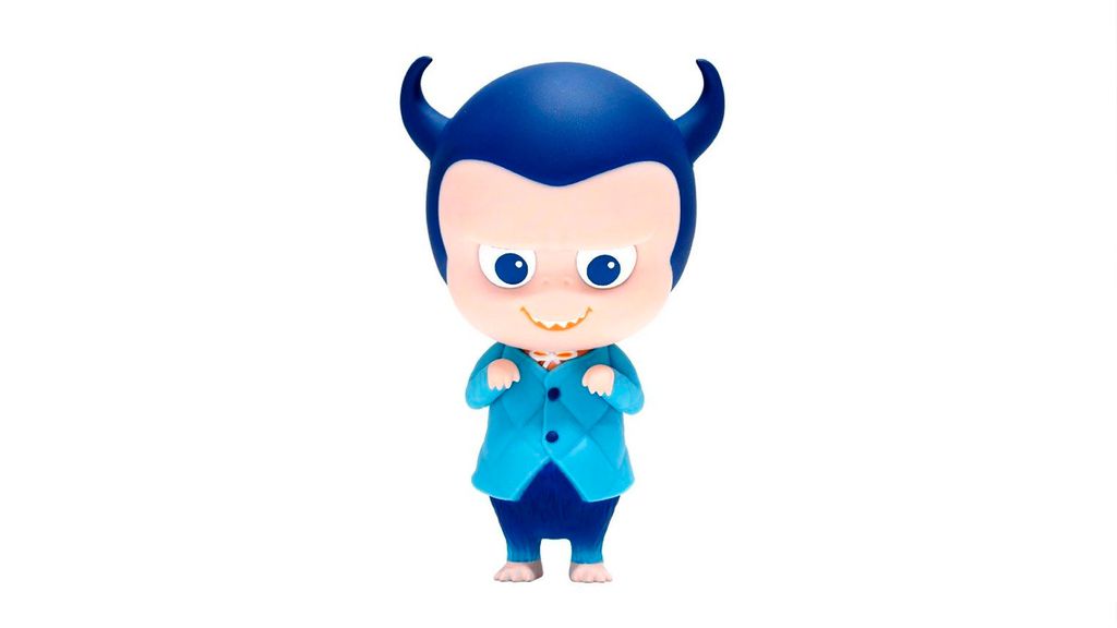 Yaya é uma monstrinha que ostenta sorriso travesso e chifres (Imagem: Pop Mart/Divulgação)