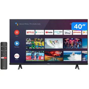 Smart TV 40” Full HD LED TCL S615 VA 60Hz Android - Wi-Fi e Bluetooth HDR Google Assistente 2 HDMI [CUPOM]