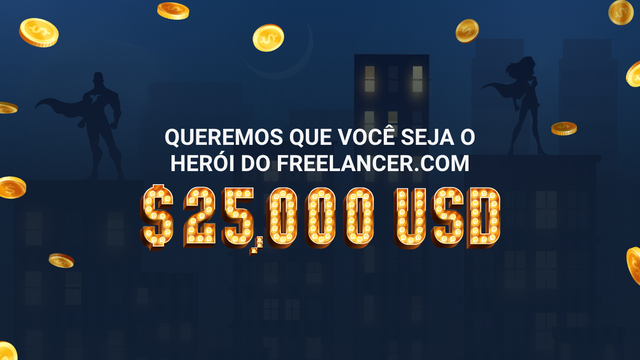 Concurso Herói do Freelancer.com vai dar prêmios de US$ 25 mil
