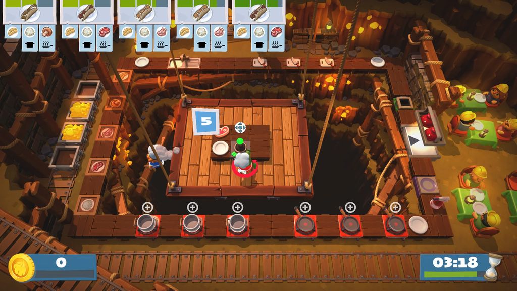 Overcooked - PC, Xbox One e PS4 - FOGO NA COZINHA 