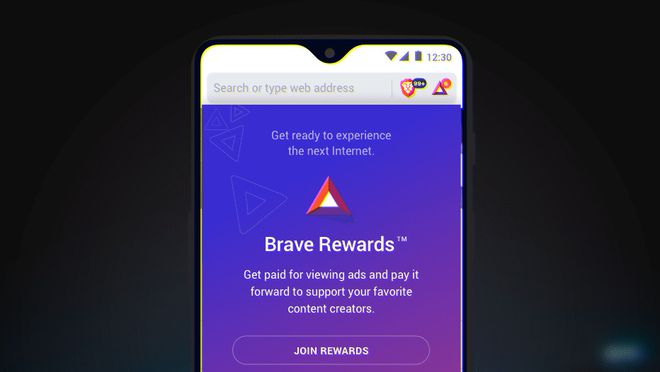 O navegador Brave recompensa usuários por ver propagandas com criptomoedas (Imagem: Reprodução/Brave)