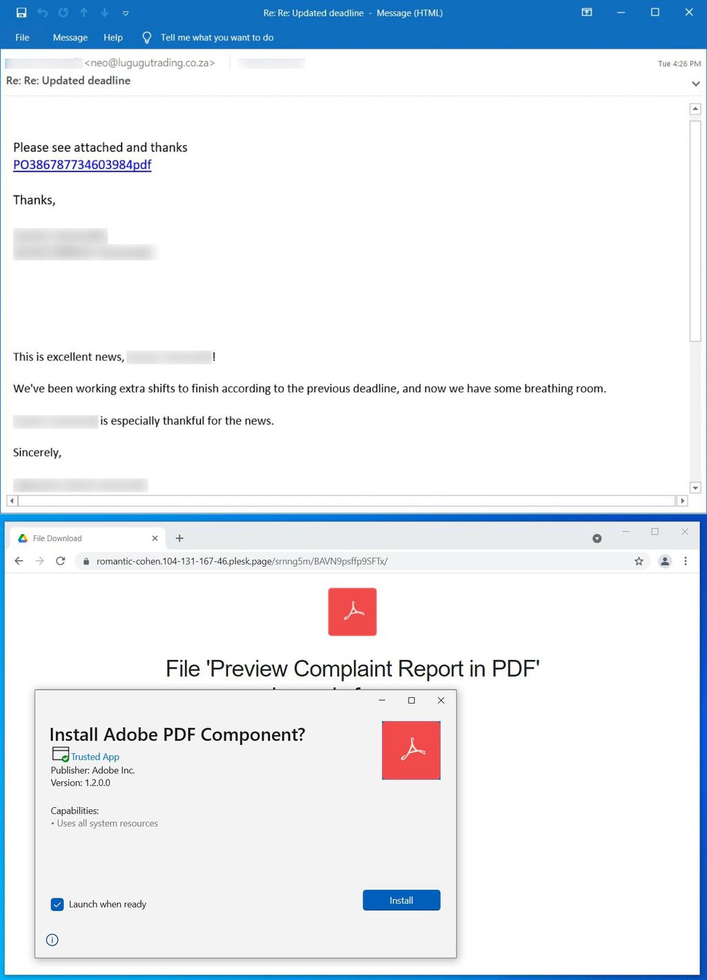 Rede de malware Emotet usa PDFs falsos para atingir vítimas