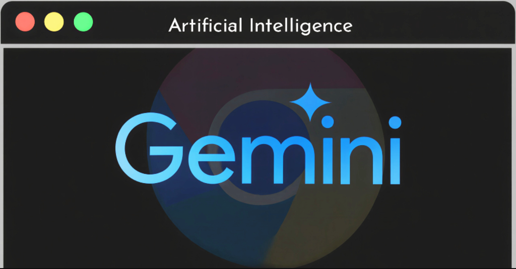 A integração do Gemini com o navegador Chrome, da Google, se tornou um problema por conta da estrutura WebView (Imagem: The Hacker News/Divulgação)