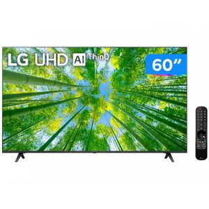 Smart TV 60” 4K LED LG 60UQ8050 AI Processor - Wi-Fi Bluetooth HDR Alexa Google Assistente 3 HDMI [CUPOM EXCLUSIVO]
