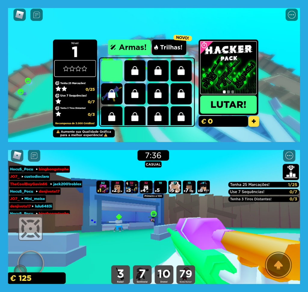 TOP 10 MELHORES JOGOS DE FPS/TIRO NO ROBLOX ! 2022