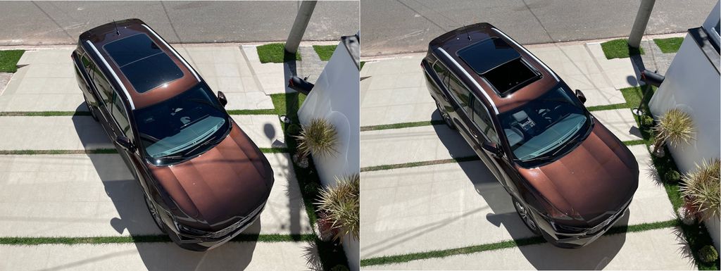 Fechado ou parcialmente aberto, teto solar do Ford Territory dá um toque de charme ao SUV (Imagens: Paulo Amaral/Canaltech)