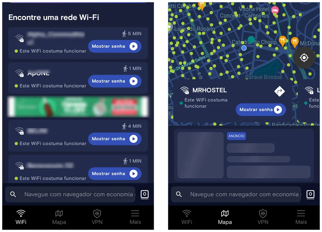 Aplicativo descobre senhas de Wi-Fi e traz mais alternativas (Imagem: Captura de tela/André Magalhães/Canaltech)
