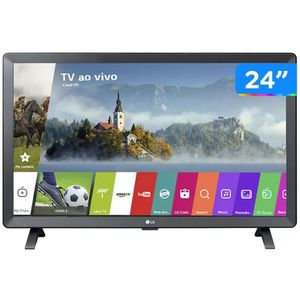 Smart TV 24” HD LED LG 24TL520S-OS VA - 62Hz HDR 2 HDMI 2 USB