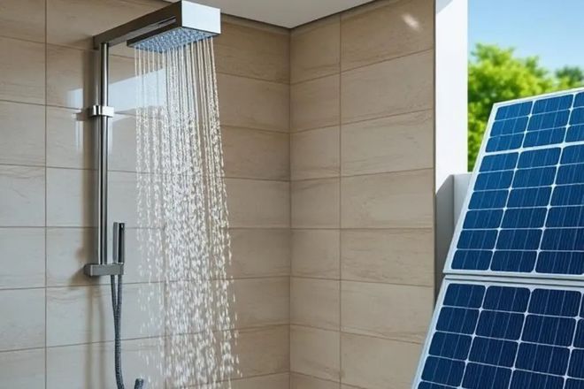 chuveiro híbrido energia solar