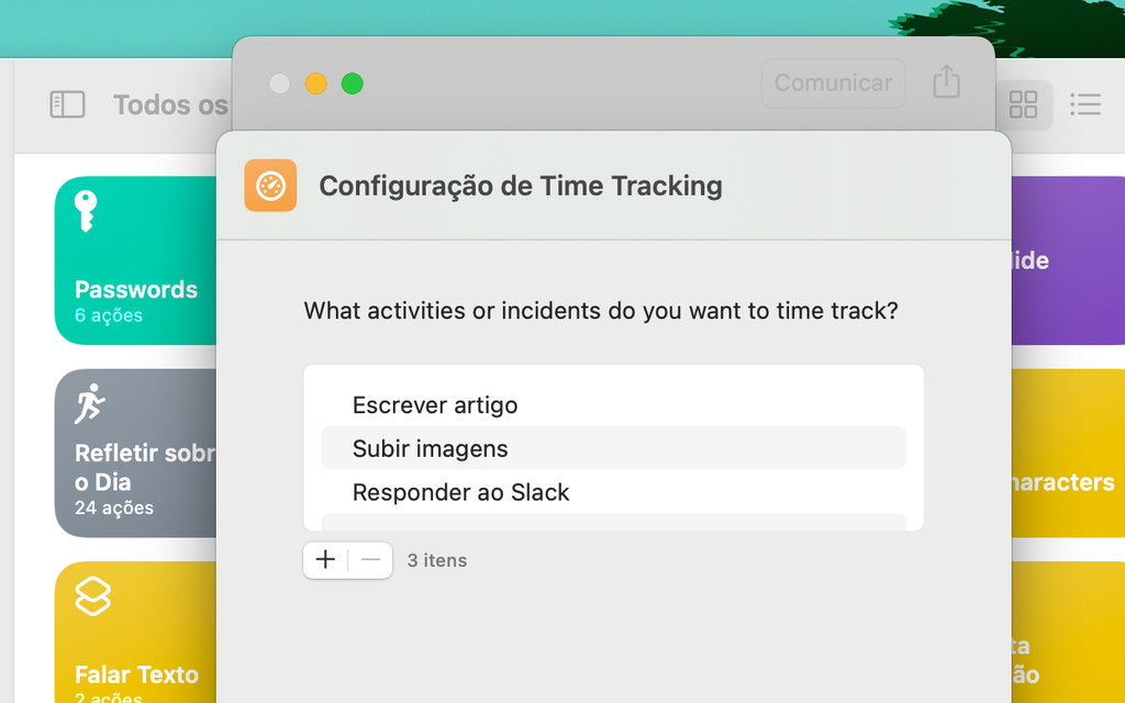 Monitore o tempo de uso de suas atividades selecionadas no dia a dia (Captura de tela: Lucas Wetten)