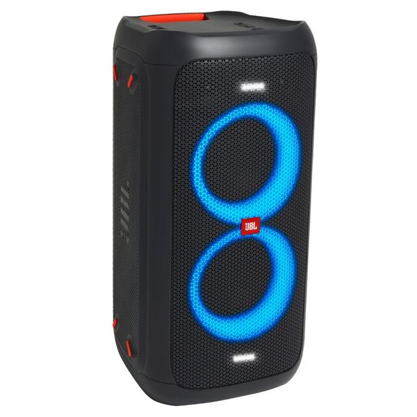 Caixa de Som Torre JBL PartyBox 100, LED, Bluetooth, 160W RMS - JBLPARTYBOX100BR [CUPOM DE DESCONTO E BOLETO]