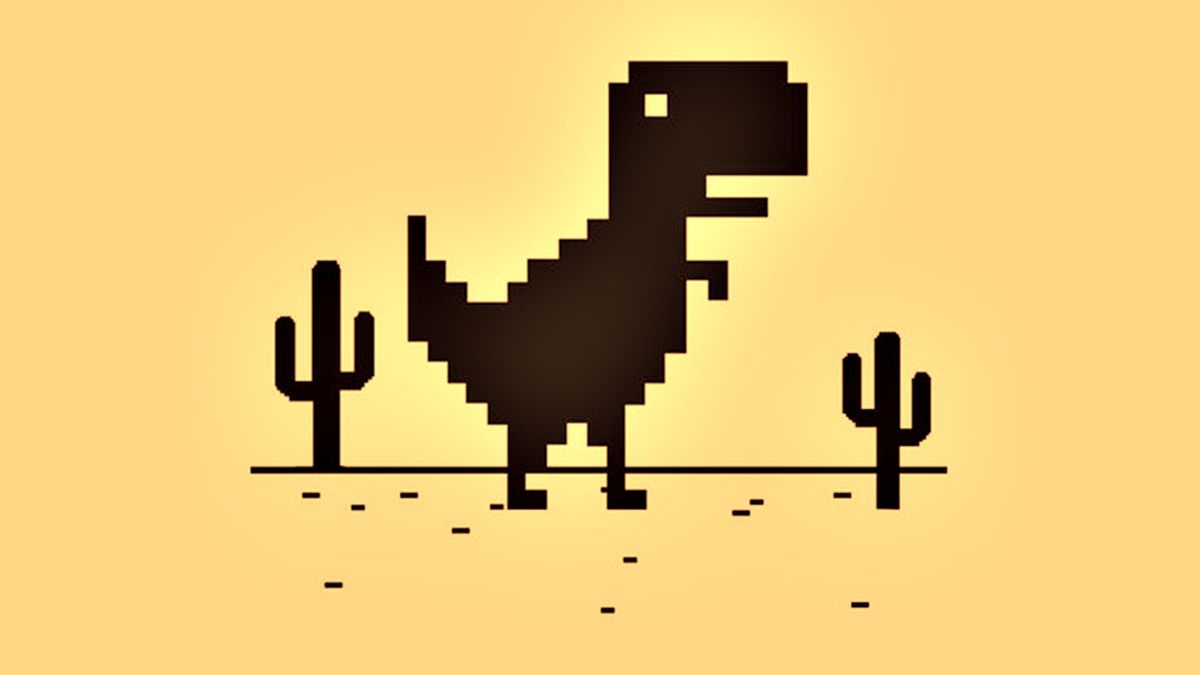 Controle Jogo Google Chrome (dinossauro)