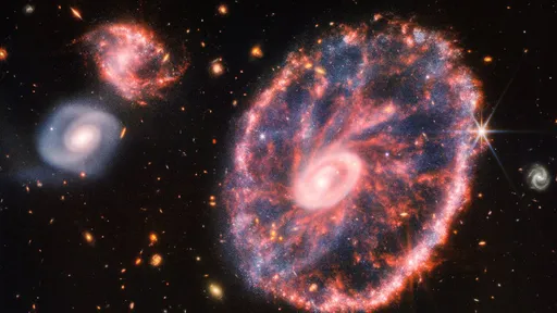 Nova imagem do James Webb fornece detalhes de galáxia rara
