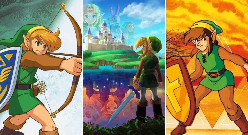 Os jogos da linha do tempo em que Link é derrotado em Ocarina of Time são diversos. (Imagem: Reprodução/Nintendo)