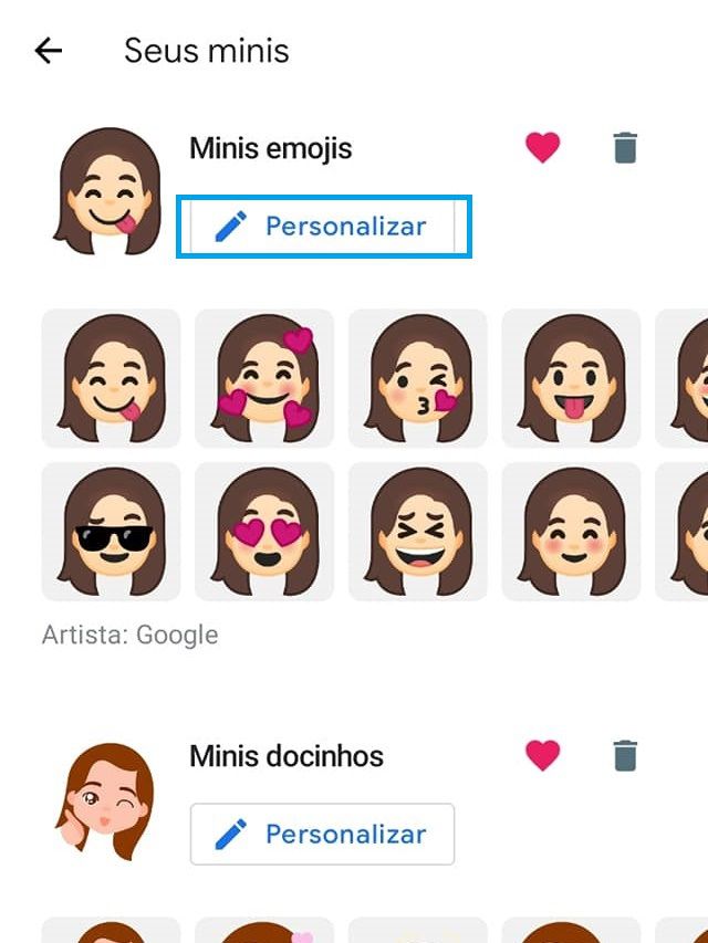 Personalize emojis com suas características (Captura de tela: Ariane Velasco)