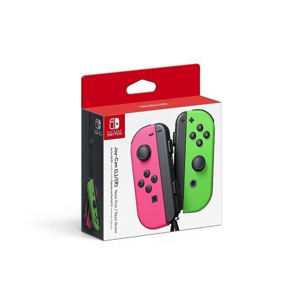 Controle Nintendo Switch Joy-Con Neon Pink Green [APP + CUPOM]