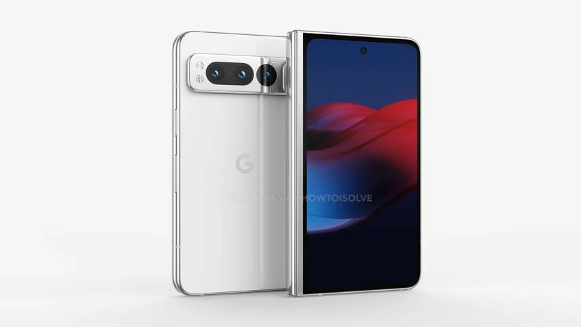 Google Pixel Fold  imagens refor am detalhes do dobr vel com tamanho compacto - 75