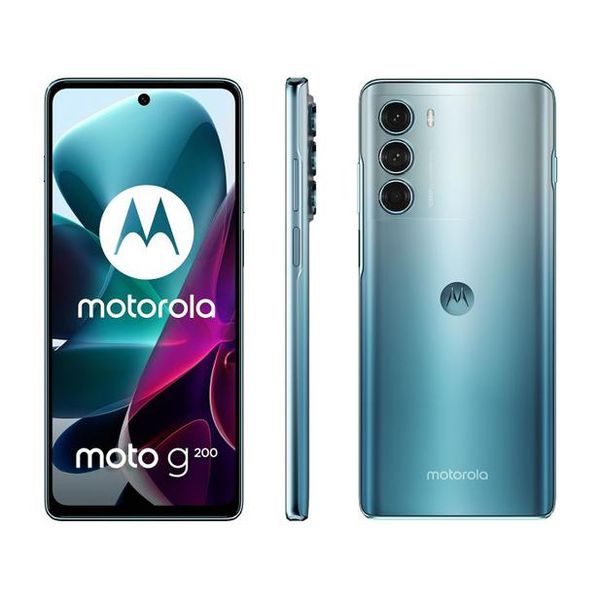 Smartphone Motorola Moto g200 256GB Verde 5G - Octa-Core 8GB RAM 6,8” Câm. Tripla + Selfie 16MP [APP + CLIENTE OURO + CUPOM]