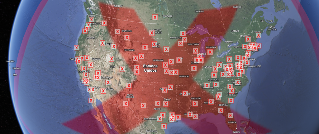 Mapa feito por criadora de conteúdo detalha a localização de cada um dos Refúgios de Fallout (Imagem: Captura de Tela/Canaltech/Durval Ramos)