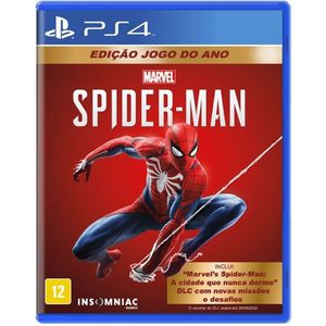 Jogo Spider Man Homem Aranha Ps4 Playstation 4 Mídia Física