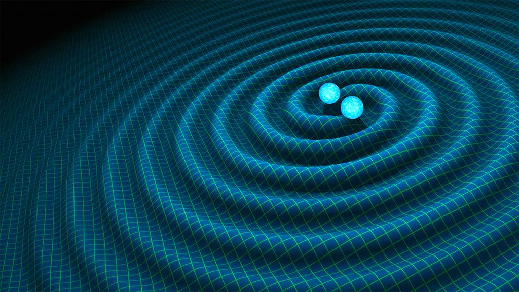 As ondas gravitacionais previstas por Einstein na teoria da relatividade foram recentemente confirmadas em observações de colisões entre buracos negros