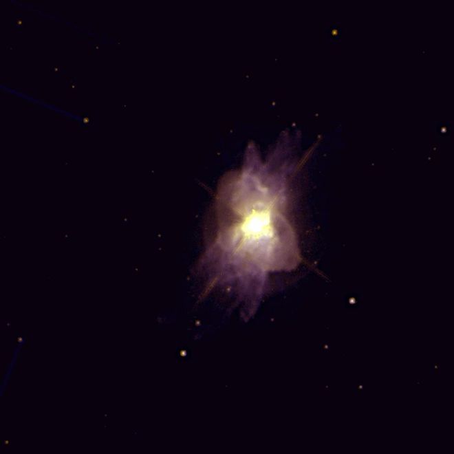 Note o gás iluminado pela estrela central nesta nebulosa (Imagem: Reprodução/SUN KWOK, BRUCE HRIVNAK, AND KATE SU; ESA/HUBBLE & NASA/Starts with a Bang)