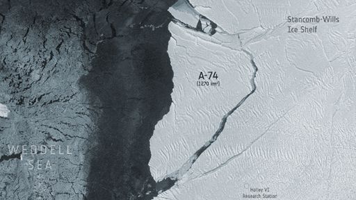 Processo físico que repara as fissuras no gelo da Antártica começa a falhar