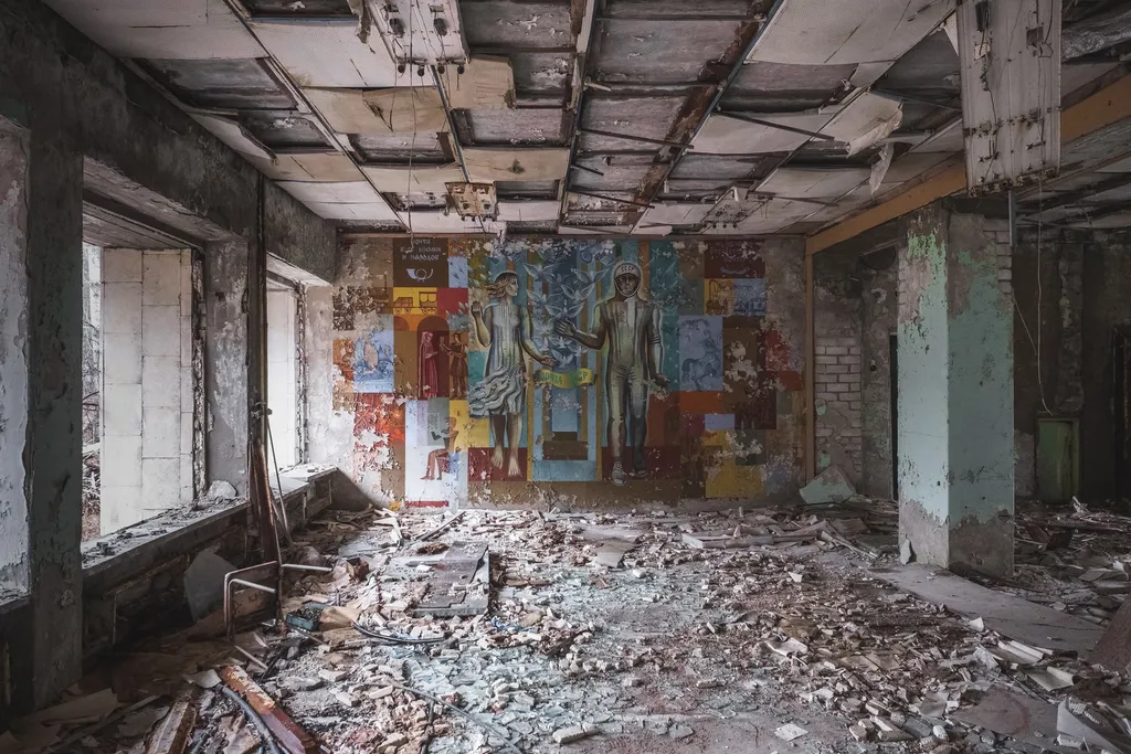 Pripyat é uma cidade ucraniana abandonada pelo desastre em Chernobyl. Em 2022, a invasão russa chegou a região afetada, sendo um dos motivos para o avanço no Relógio do Apocalipse (Imagem: Mick De Paola/Unsplash)