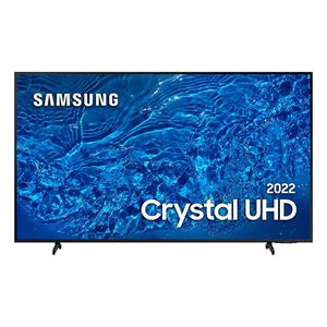 Smart TV Samsung 75 Crystal UHD 4K BU8000, 3 HDMI, 2 USB, Wifi, Bluetooth, Alexa, Google Assistante, Tela Infinita, Preto - UN75BU8000GXZD [PREÇO EXCLUSIVO]
