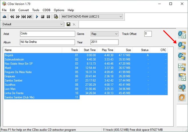 Copiar música do CD para o PC Copiar música do CD para o PC