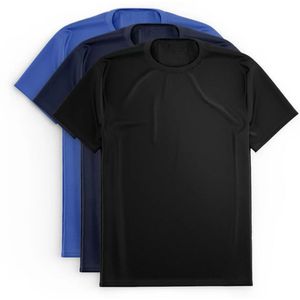 Kit 3 Camisetas Via Basic Dry Academia Proteção Solar UV Masculina | Consulte o frete + Leia a descrição