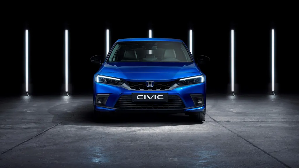 Novo Honda Civic hatch terá motor híbrido, muita tecnologia e segurança (Imagem: Divulgação/Honda)