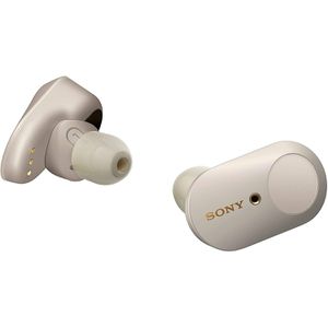 Fones de Ouvido Bluetooth Sem Fio Sony WF-1000XM3SMUC com Cancelamento de Ruído (Noise Cancelling), em breve com controle de voz via Alexa, Dourado