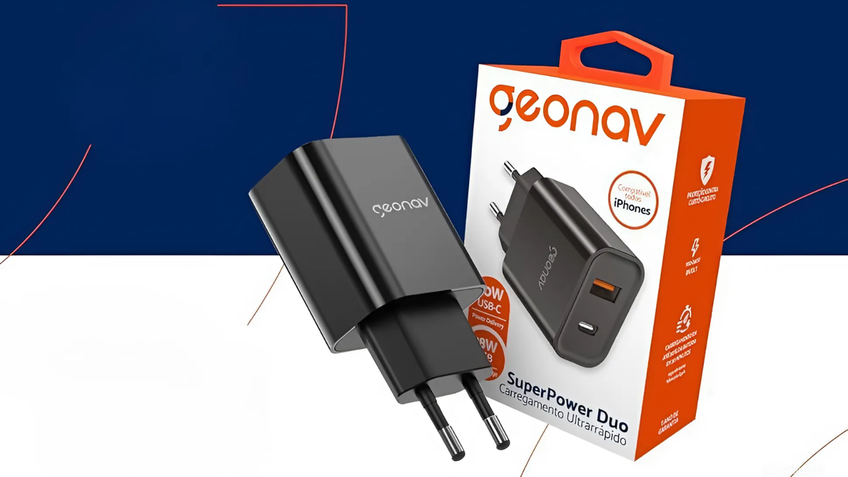 Carregador rápido para iPhone está custando metade do concorrente