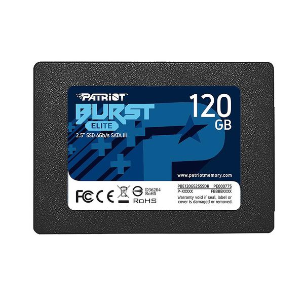 SSD Patriot Burst Elite 120GB, 2.5´, SATA III, Leitura: 450MB/s e Gravação: 320MB/s [À VISTA]