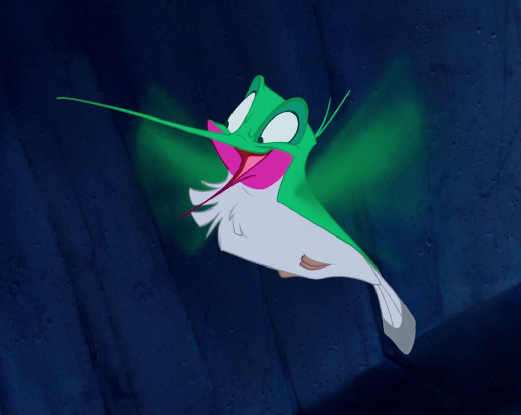 Flit, o beija-flor de Pocahontas (Imagem: Reprodução / Walt Disney Animation)