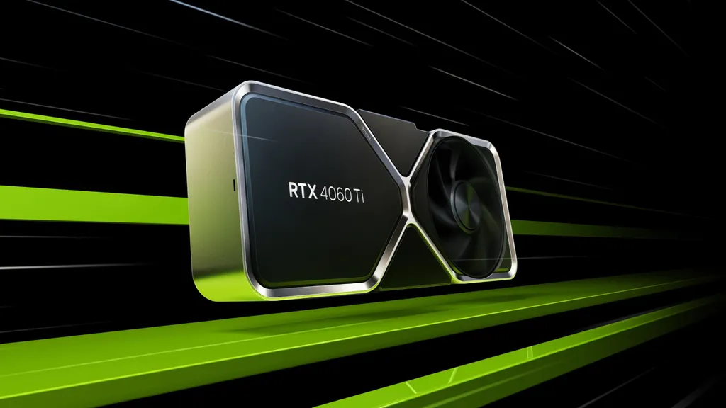 De acordo com benchmarks vazados, a Radeon RX 7600 seria de 10% a 20% inferior à RTX 4060 Ti, chegando a 40% de desvantagem quando Ray Tracing está envolvido, mas seu preço seria muito agressivo (Imagem: Reprodução/Nvidia)