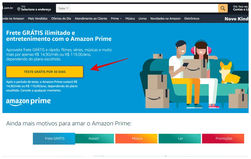 Como assistir ao Amazon Prime Video de graça | Período de teste