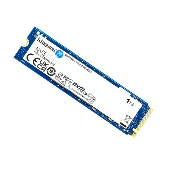 SSD Kingston 1TB Nv3 M.2 Nvme PCIe 4, Leitura 6000MB/s, Gravação 4000MB/s | PIX
