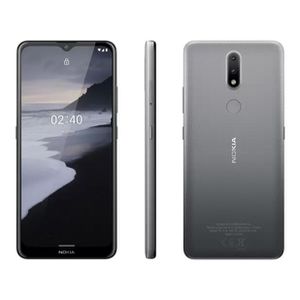 Smartphone Nokia 2.4 64GB Cinza 4G 3GB RAM 6,5” - Câm. Dupla + Selfie 5MP com Pacote Office