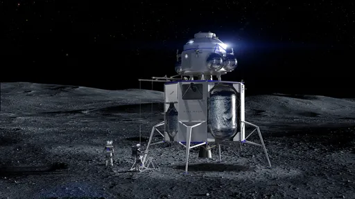 Blue Origin processa NASA por contrato de lander lunar com a SpaceX