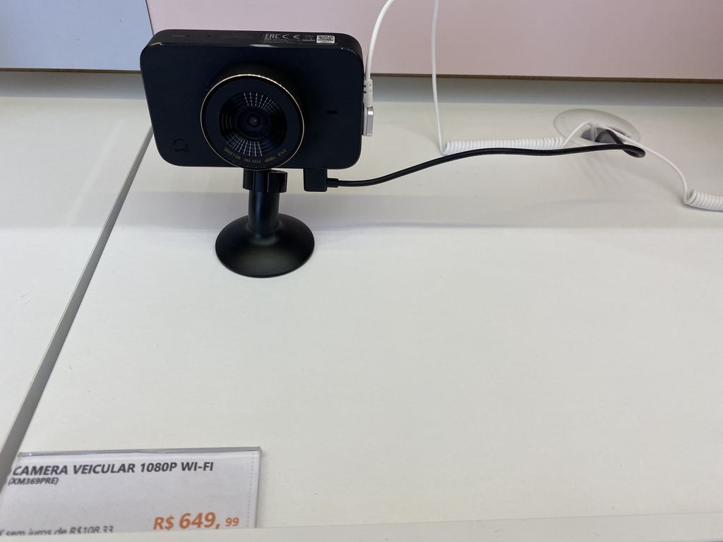 Câmera veicular 1080p Wi-FI - R$ 649,99