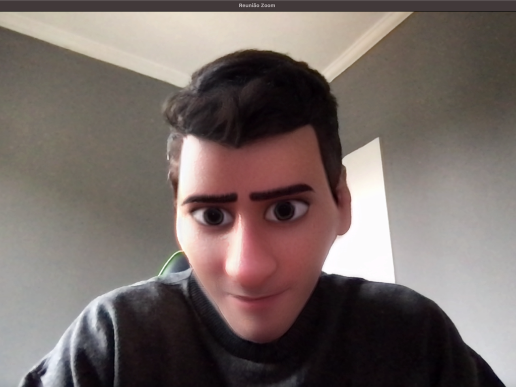 O contorno do rosto não é dos mais perfeitos, mas sem dúvida o filtro lembra uma animação da Disney/Pixar (Captura de tela: Caio Carvalho/Canaltech)