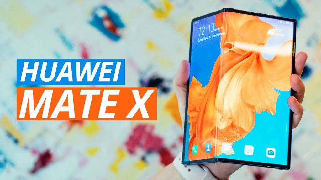 O Huawei Mate X: smartphone de display dobrável foi lançado apenas no mercado chinês devido à guerra comercial entre os EUA com a fabricante Huawei - o que não o impede de ser o modelo mais caro do setor atualmente disponível